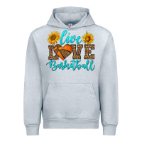 Heather Grey live love basketball Urban Hoodie - HRA Design Shop