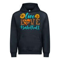 Navy live love basketball Urban Hoodie - HRA Design Shop