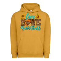 Pigment Peanut Butter live love basketball Urban Hoodie - HRA Design Shop