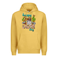 Antique Gold Happy Easter Day Rodeo Premium Hoodie - Neo Western