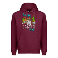 Burgundy Happy Easter Day Rodeo Premium Hoodie - Neo Western