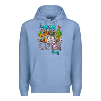 Colony Blue Happy Easter Day Rodeo Premium Hoodie - Neo Western