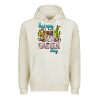 Oatmeal Heather Happy Easter Day Rodeo Premium Hoodie - Neo Western