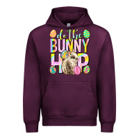 Mauve Wine Do the bunny hop Easter Day Urban Hoodie - Neo Western