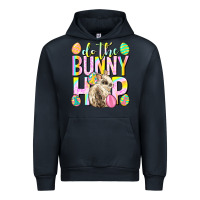 Navy Do the bunny hop Easter Day Urban Hoodie - Neo Western
