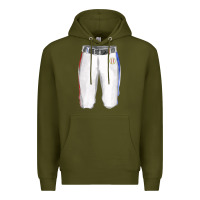 Army Green softball uniform short pant fa element Premium Hoodie - FaDigitalArtStudio