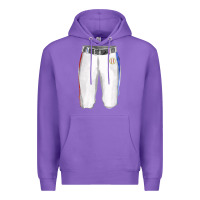 Purple softball uniform short pant fa element Premium Hoodie - FaDigitalArtStudio