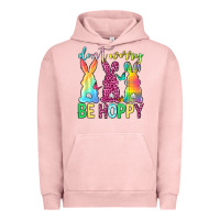 Pigment Salmon Don't worry be hoppy Easter Day Urban Hoodie - Neo Western