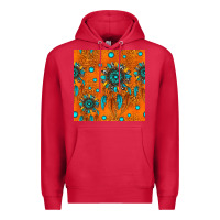Cardinal western dreamcatchers seamless pattern Premium Hoodie - HRA Design Shop