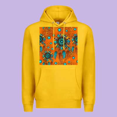 Western Dreamcatchers Seamless Pattern Premium Hoodie Designed By Hra Design Shop