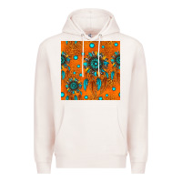 Pale Pink western dreamcatchers seamless pattern Premium Hoodie - HRA Design Shop