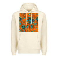 Sandshell western dreamcatchers seamless pattern Premium Hoodie - HRA Design Shop