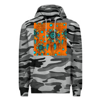 Slate Camo western dreamcatchers seamless pattern Premium Hoodie - HRA Design Shop