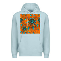 Blue Mist western dreamcatchers seamless pattern Premium Hoodie - HRA Design Shop