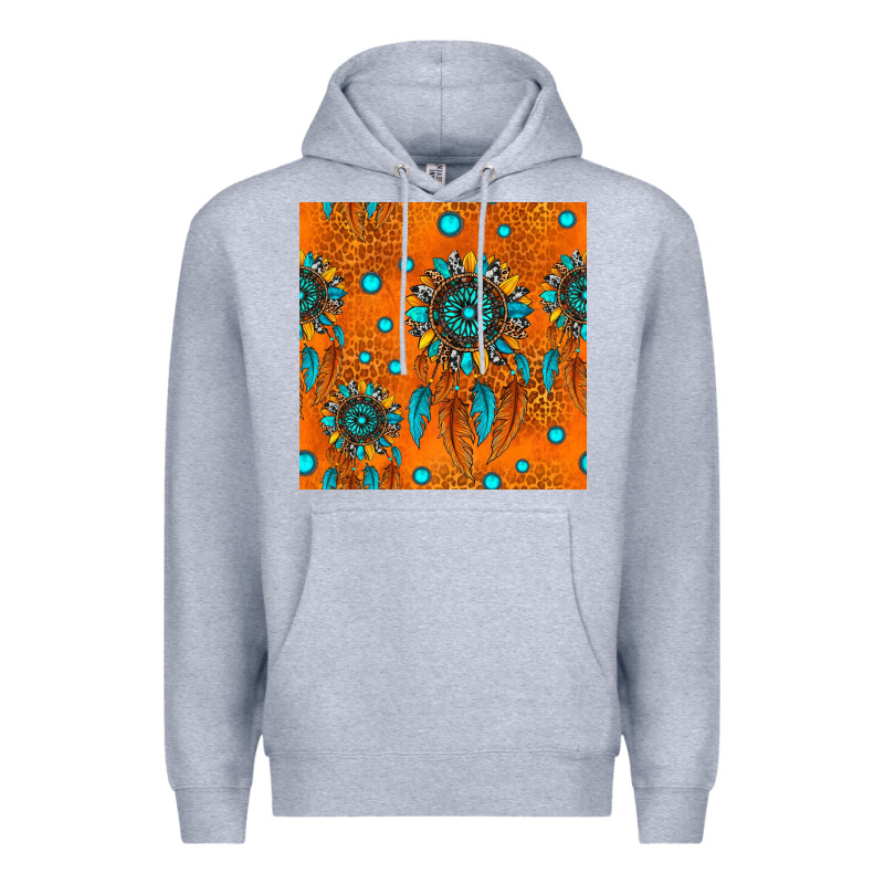 Western Dreamcatchers Seamless Pattern Premium Hoodie by HRA Design Shop | Teevron