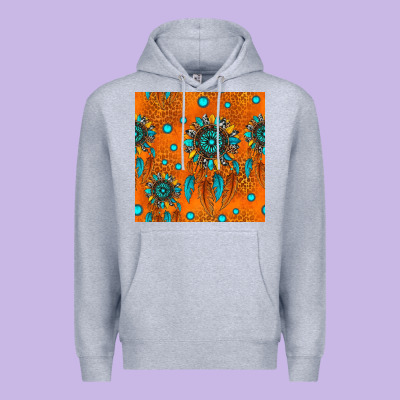 Western Dreamcatchers Seamless Pattern Premium Hoodie Designed By Hra Design Shop