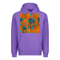 Purple western dreamcatchers seamless pattern Premium Hoodie - HRA Design Shop