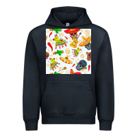 Navy mexico seamless pattern Urban Hoodie - FaDigitalArtStudio