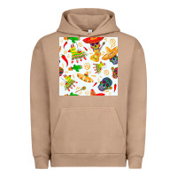 Pigment Burro mexico seamless pattern Urban Hoodie - FaDigitalArtStudio