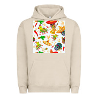 Pigment French Oak mexico seamless pattern Urban Hoodie - FaDigitalArtStudio