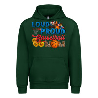 Forest Green loud and proud basketball mom Urban Hoodie - HRA Design Shop