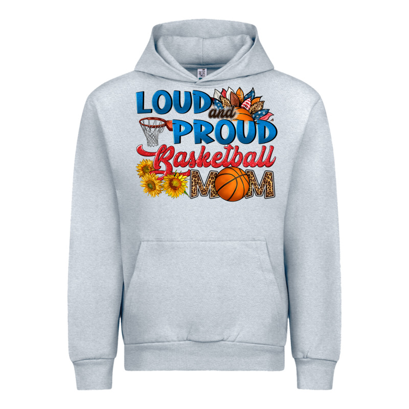 Loud And Proud Basketball Mom Urban Hoodie by HRA Design Shop | Teevron