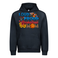 Navy loud and proud basketball mom Urban Hoodie - HRA Design Shop