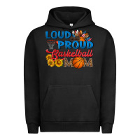 Pigment Black loud and proud basketball mom Urban Hoodie - HRA Design Shop