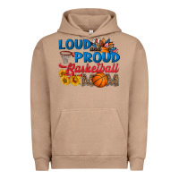 Pigment Burro loud and proud basketball mom Urban Hoodie - HRA Design Shop