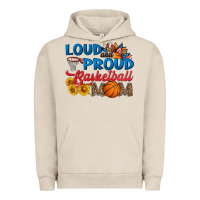 Pigment French Oak loud and proud basketball mom Urban Hoodie - HRA Design Shop