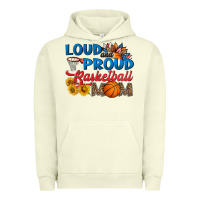 Pigment Pistachio loud and proud basketball mom Urban Hoodie - HRA Design Shop