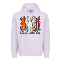 Lilac happy easter day with sports Premium Hoodie - Neo Western