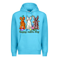 Ocean Blue happy easter day with sports Premium Hoodie - Neo Western