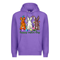 Purple happy easter day with sports Premium Hoodie - Neo Western