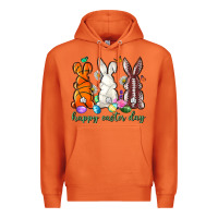 Carrot happy easter day with sports Premium Hoodie - Neo Western