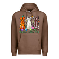 Chestnut happy easter day with sports Premium Hoodie - Neo Western