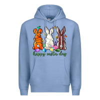 Colony Blue happy easter day with sports Premium Hoodie - Neo Western