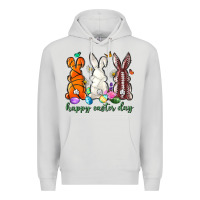 Dove Grey happy easter day with sports Premium Hoodie - Neo Western
