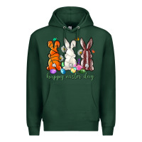 Sports Green happy easter day with sports Premium Hoodie - Neo Western