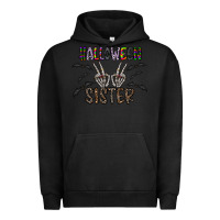Pigment Black halloween sister Urban Hoodie - CowhideDigitalArt