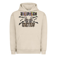 Pigment French Oak halloween sister Urban Hoodie - CowhideDigitalArt