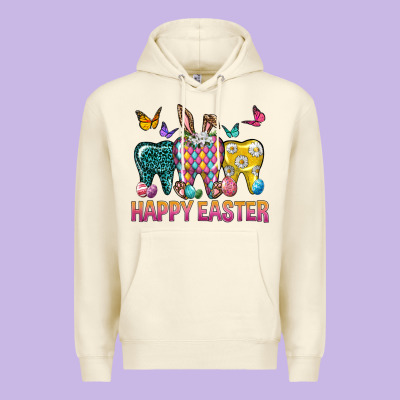 Happy Easter Dental Premium Hoodie Designed By Neo Western
