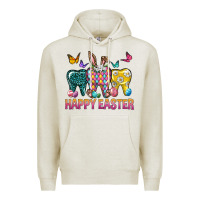 Oatmeal Heather happy easter dental Premium Hoodie - Neo Western
