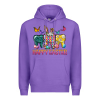 Purple happy easter dental Premium Hoodie - Neo Western