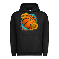 Pigment Black western basketball with sunflower Urban Hoodie - HRA Design Shop