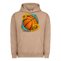 Pigment Burro western basketball with sunflower Urban Hoodie - HRA Design Shop