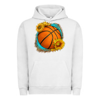 Pigment Lunar Rock western basketball with sunflower Urban Hoodie - HRA Design Shop