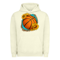 Pigment Pistachio western basketball with sunflower Urban Hoodie - HRA Design Shop