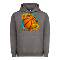 Pigment Tornado western basketball with sunflower Urban Hoodie - HRA Design Shop