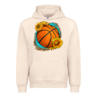 Sandshell western basketball with sunflower Urban Hoodie - HRA Design Shop